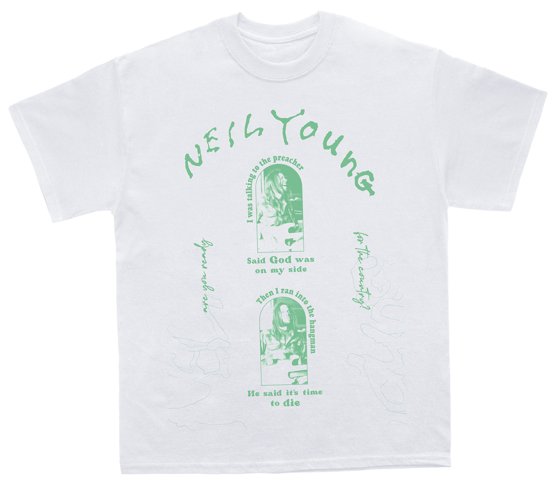 Neil Young tribute t shirt