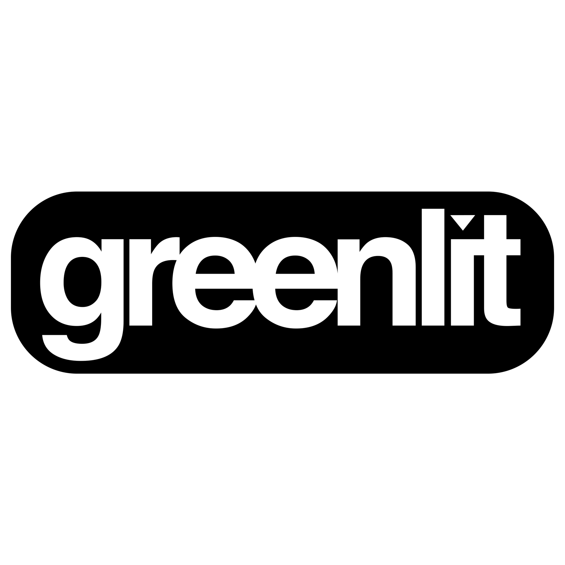 greenlit logo in black