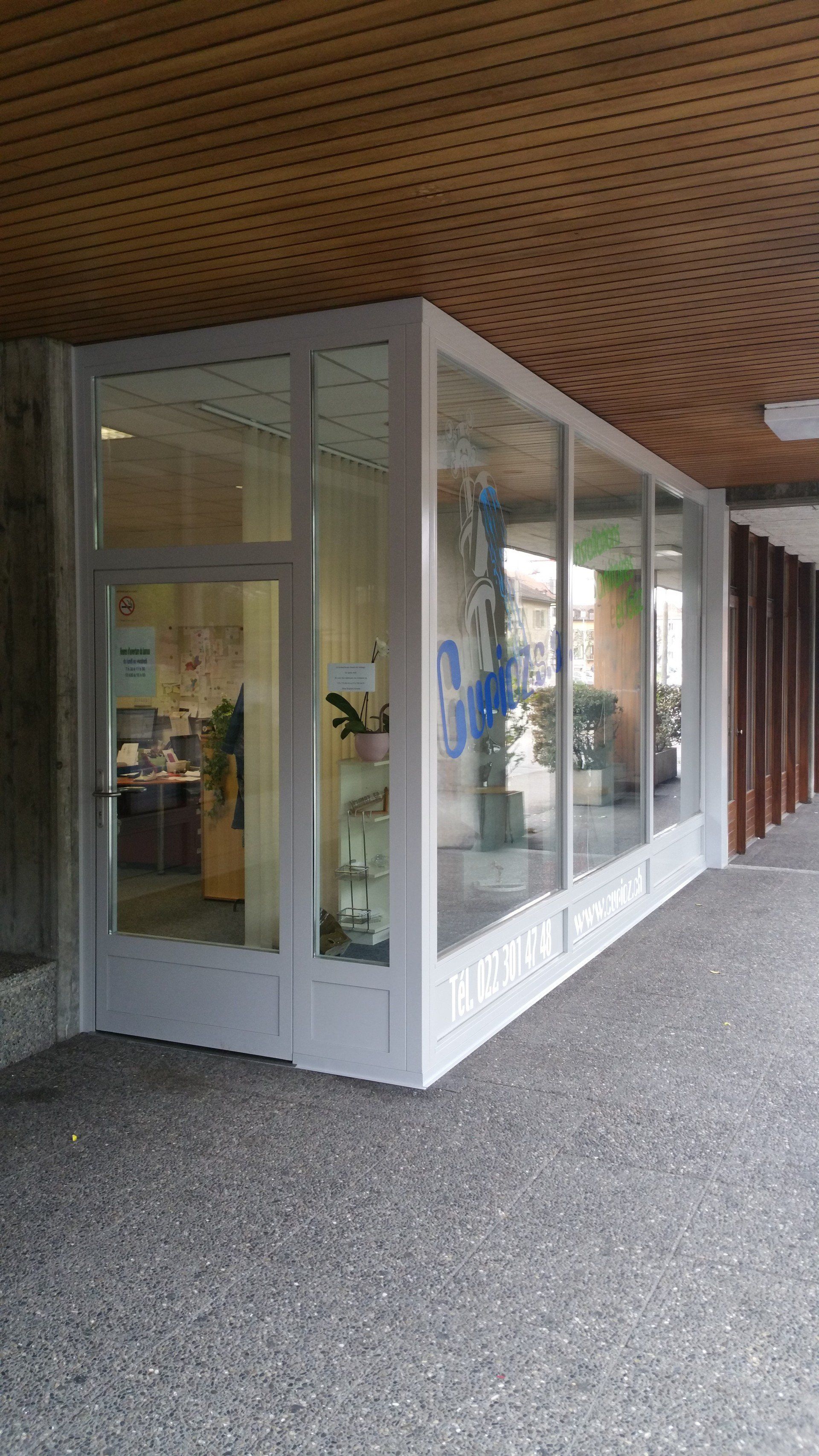 Vitrine magasin GEnève