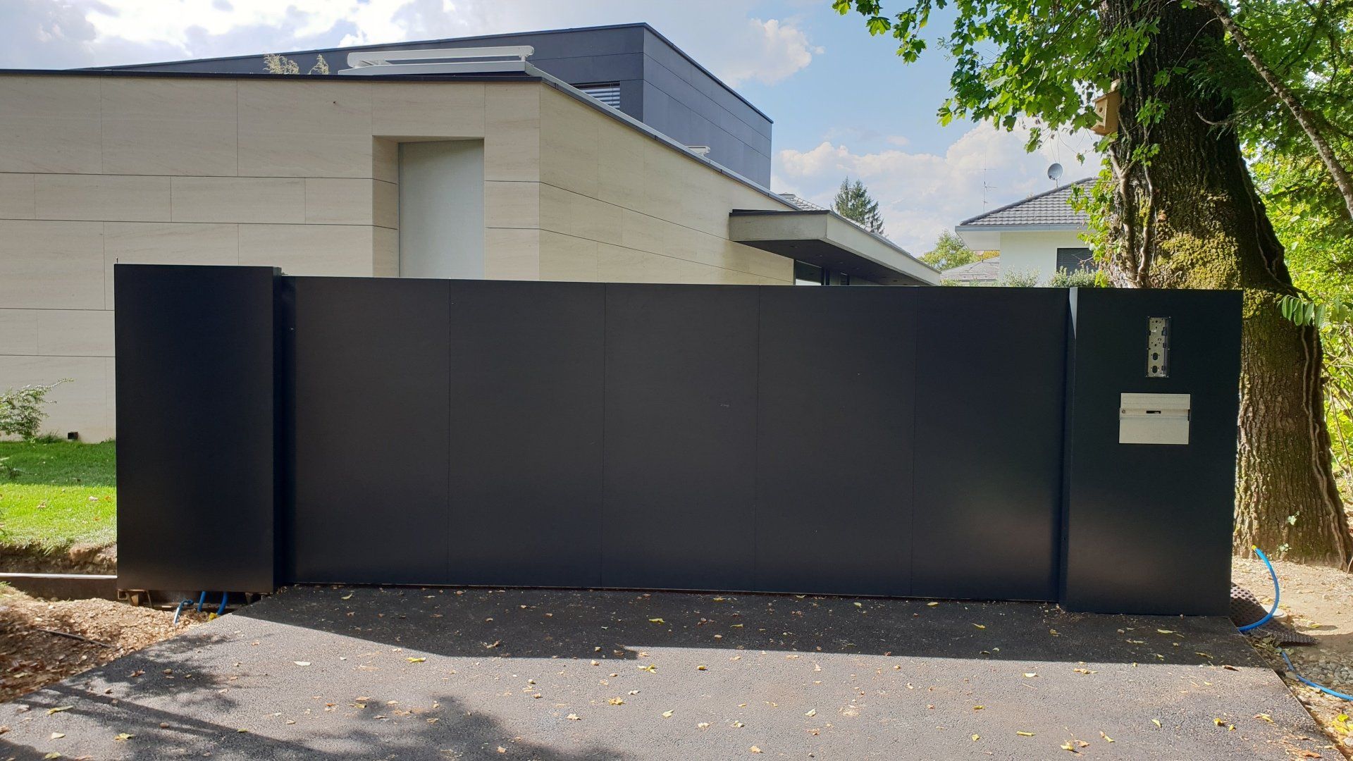 Pose de portail voiture