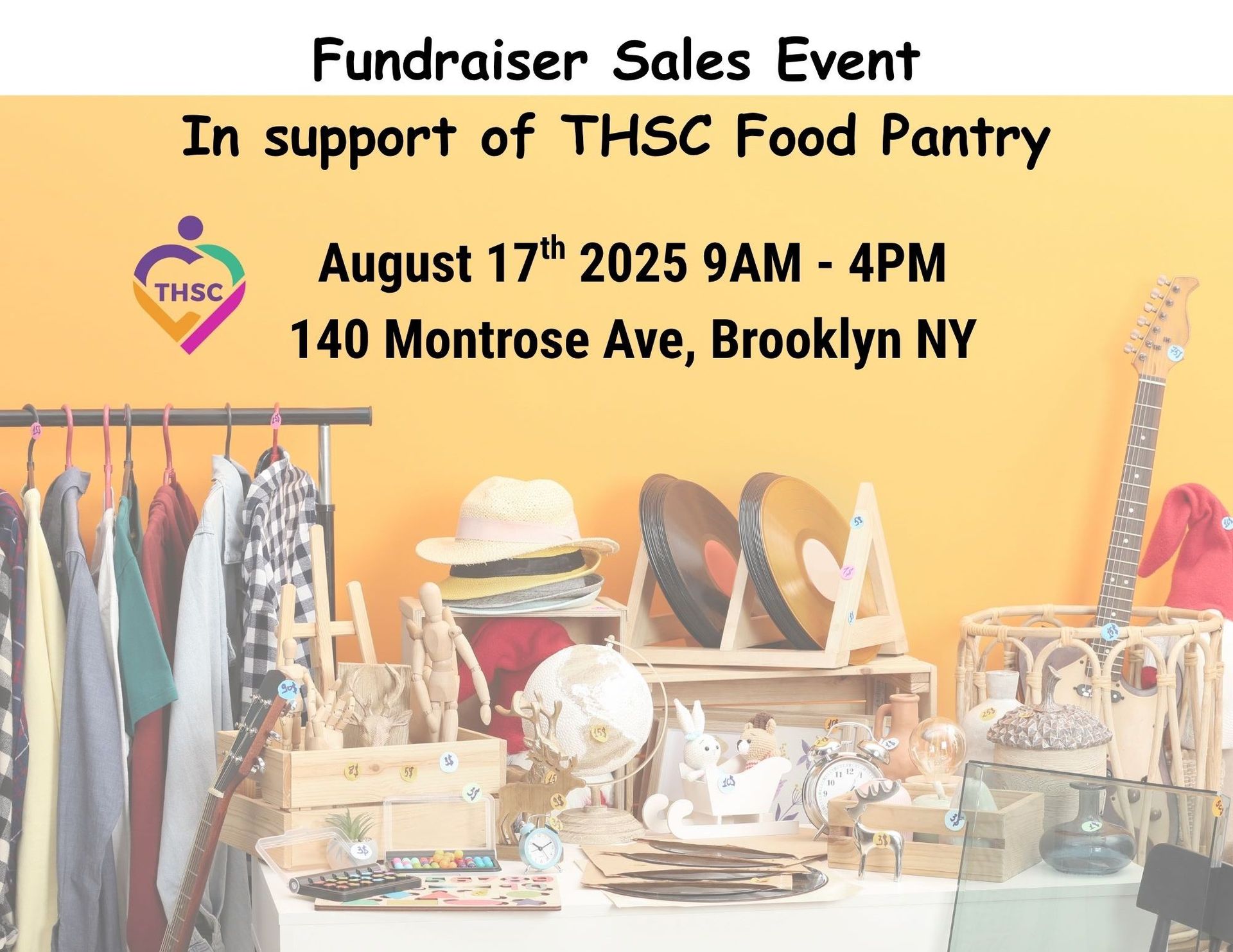 THSC Fundraiser Sales Event