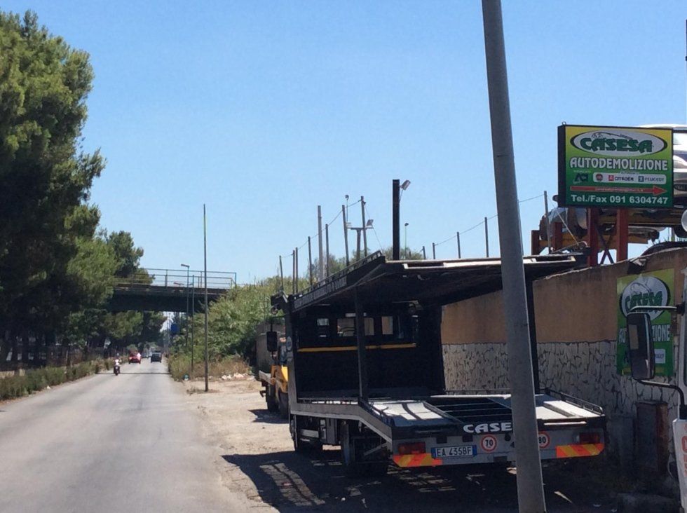 trasporto di rottami metallici