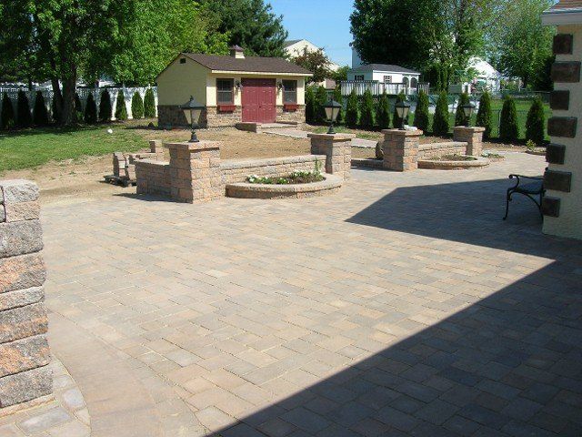 Backyard Landscape - Stone Masonry Contractors in Eagleville, PA