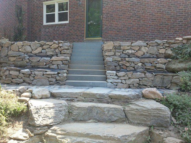 Backyard Landscape - Stone Masonry Contractors in Eagleville, PA