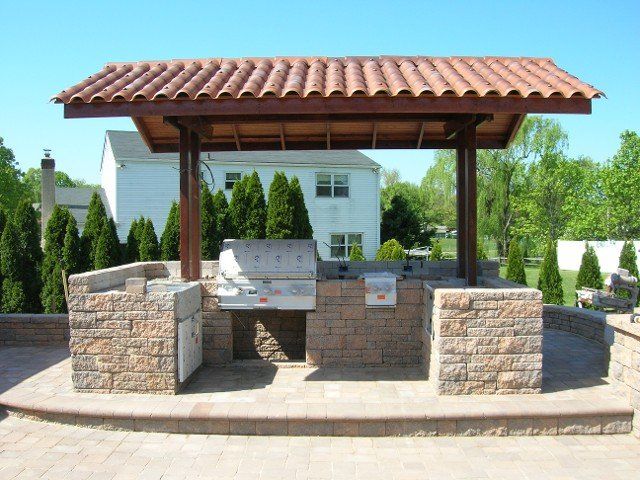 Backyard Landscape - Stone Masonry Contractors in Eagleville, PA