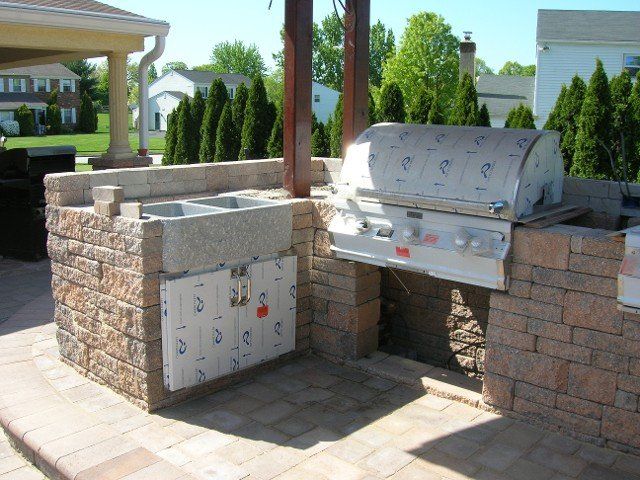 Backyard Landscape - Stone Masonry Contractors in Eagleville, PA