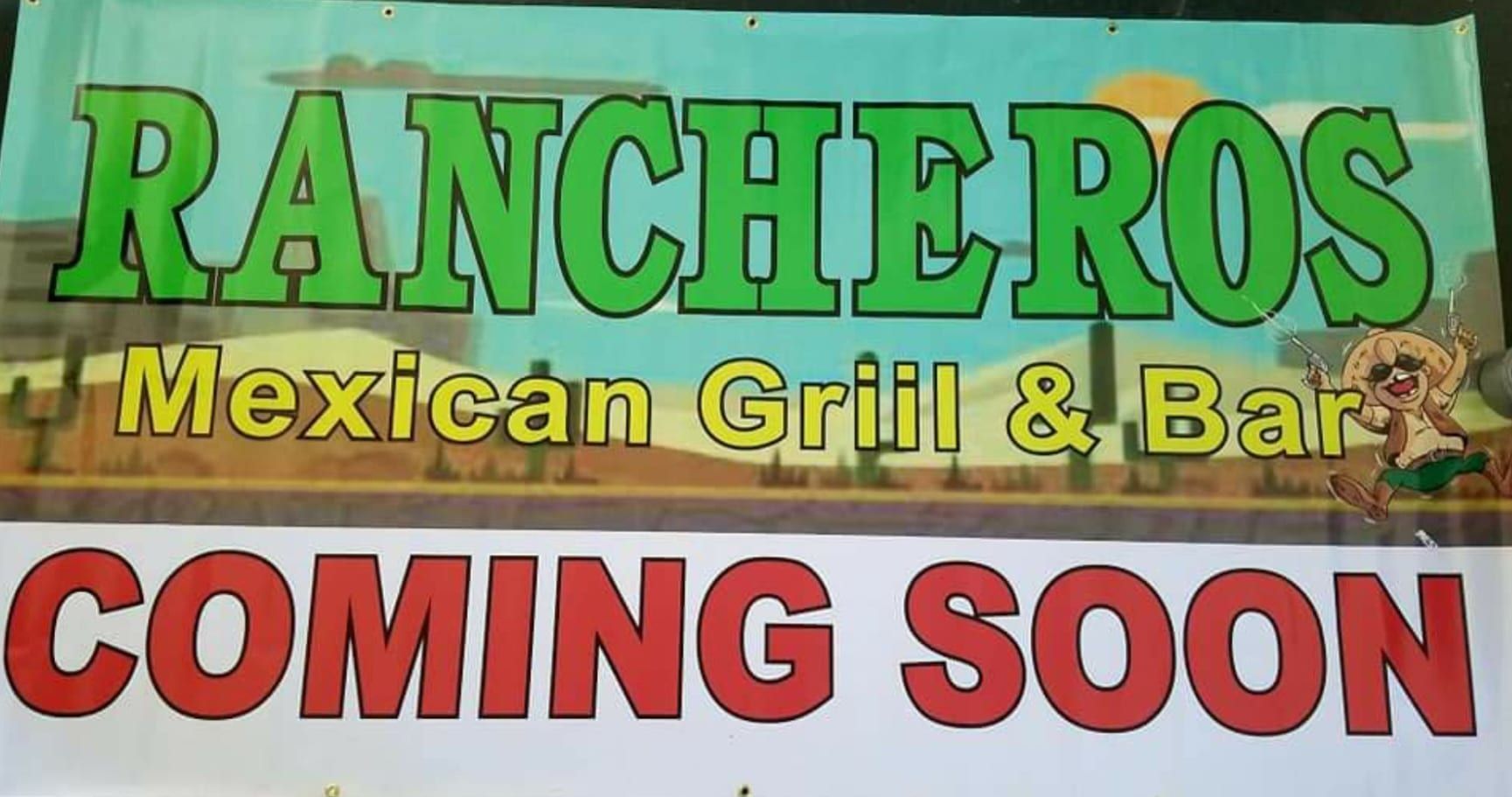 Rancheros mexican grill and bar is coming soon