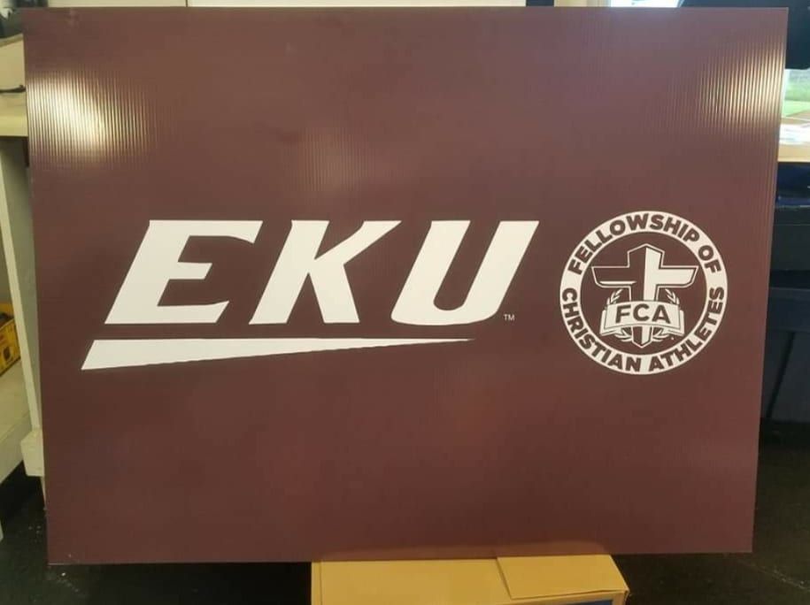 A sign for the fellowship of christian athletes