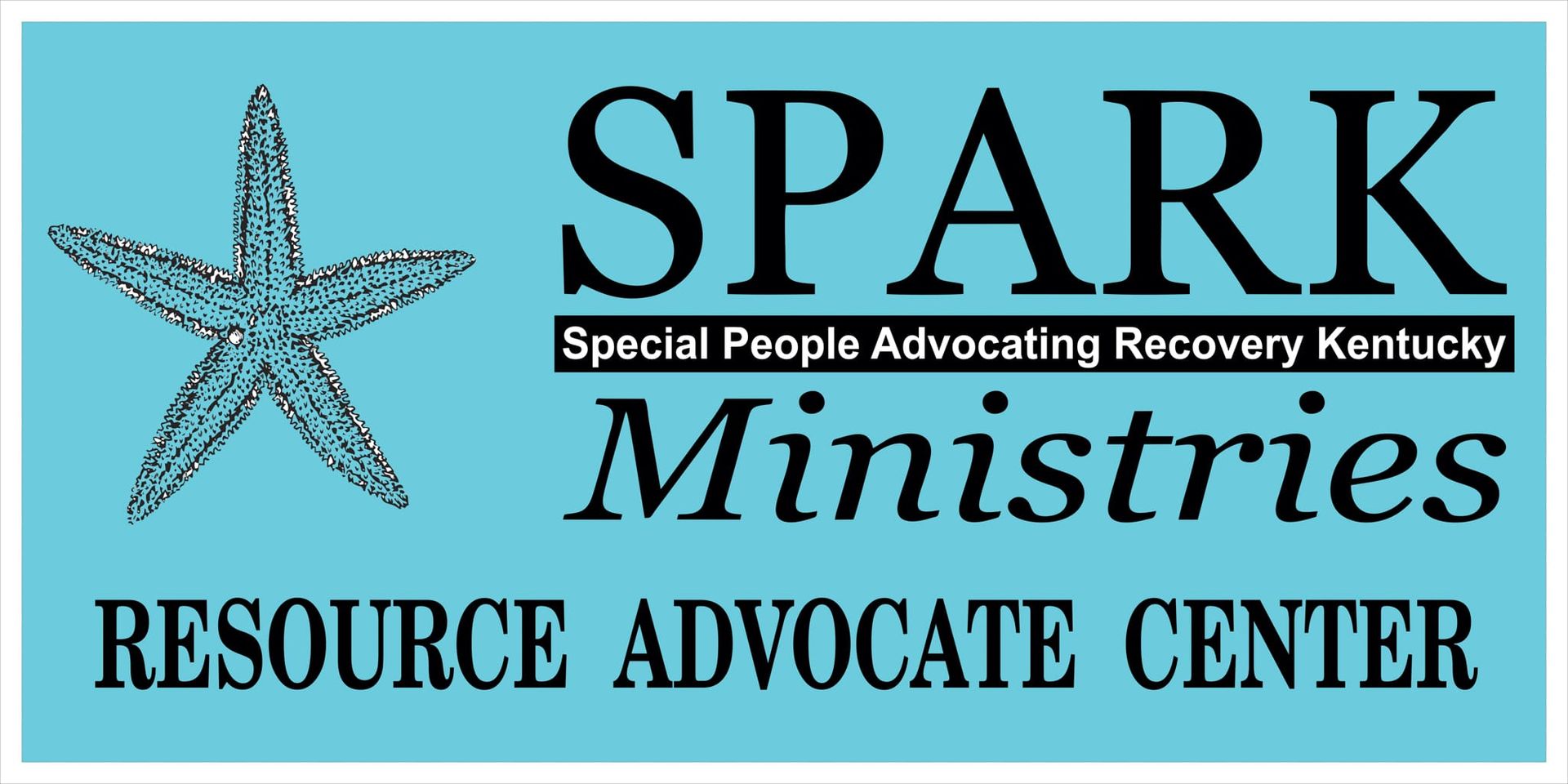 The logo for spark ministries resource advocate center