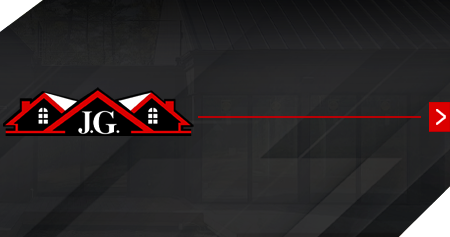 Logo featuring three red-roofed houses with 