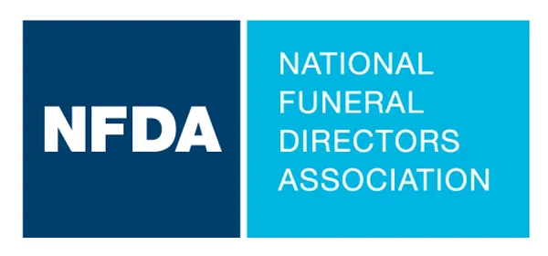 The logo for the national funeral directors association