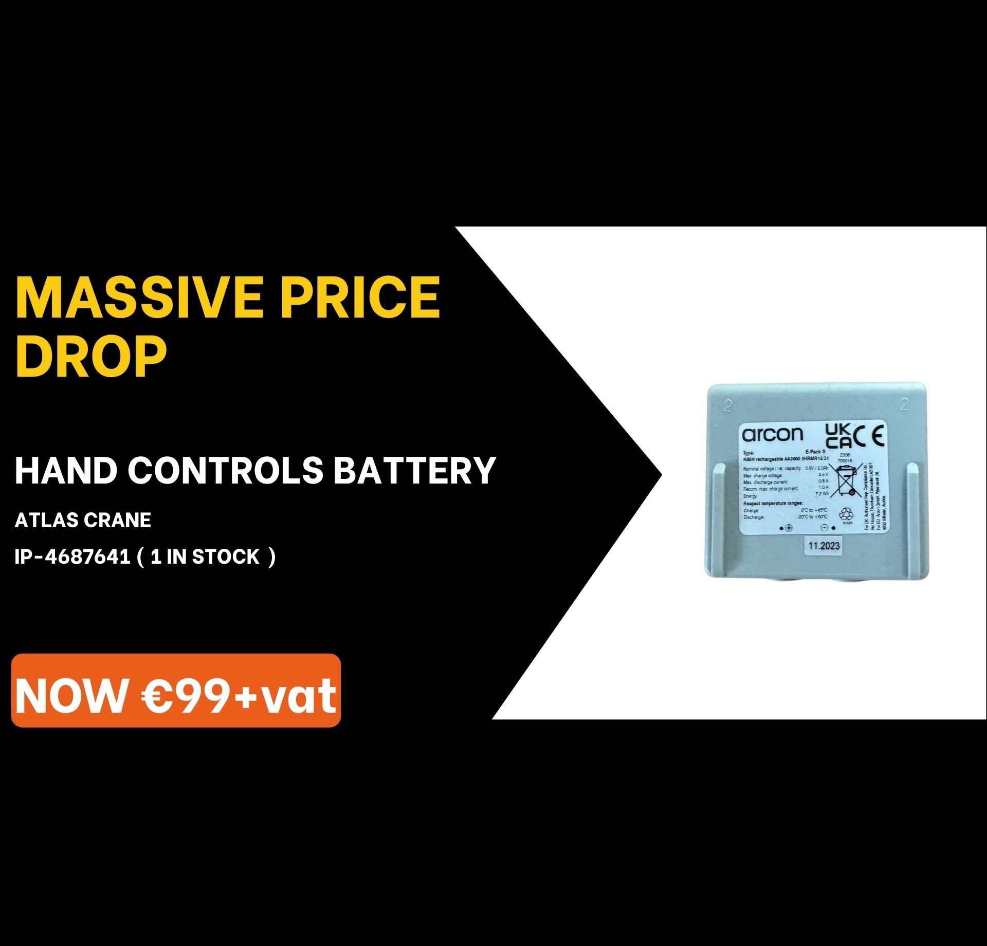 Special Offer, Solenoid, JLG, Boom Lift, IPS Ireland, Acces Platform Parts, MEWP Parts, Cherrypicker Parts, Genie Parts, Crane Pads, Outrigger Pads, Spreader plates, Joystick, Genie, Controller, circuit board, decals, ECU Board, solenoid, battery Charger, seal kit, electric motor, battery, scissor lift rail, level sensor, foot switch, safety harness, harness kit, construction safety, tvh parts, tvh ireland, vertimac, vertimac parts, tvh uk