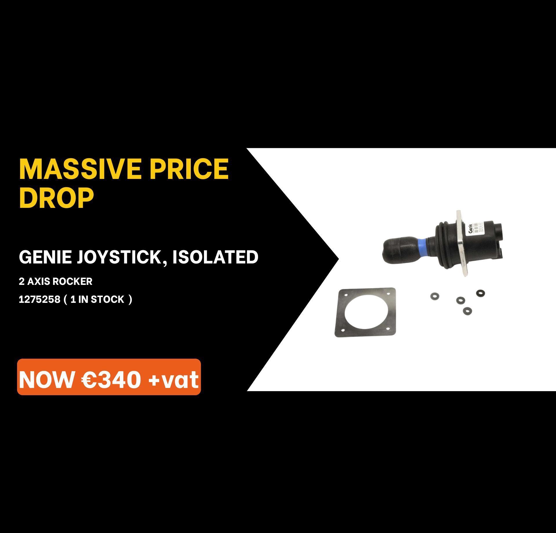 Special Offer, Solenoid, JLG, Boom Lift, IPS Ireland, Acces Platform Parts, MEWP Parts, Cherrypicker Parts, Genie Parts, Crane Pads, Outrigger Pads, Spreader plates, Joystick, Genie, Controller, circuit board, decals, ECU Board, solenoid, battery Charger, seal kit, electric motor, battery, scissor lift rail, level sensor, foot switch, safety harness, harness kit, construction safety, tvh parts, tvh ireland, vertimac, vertimac parts, tvh uk