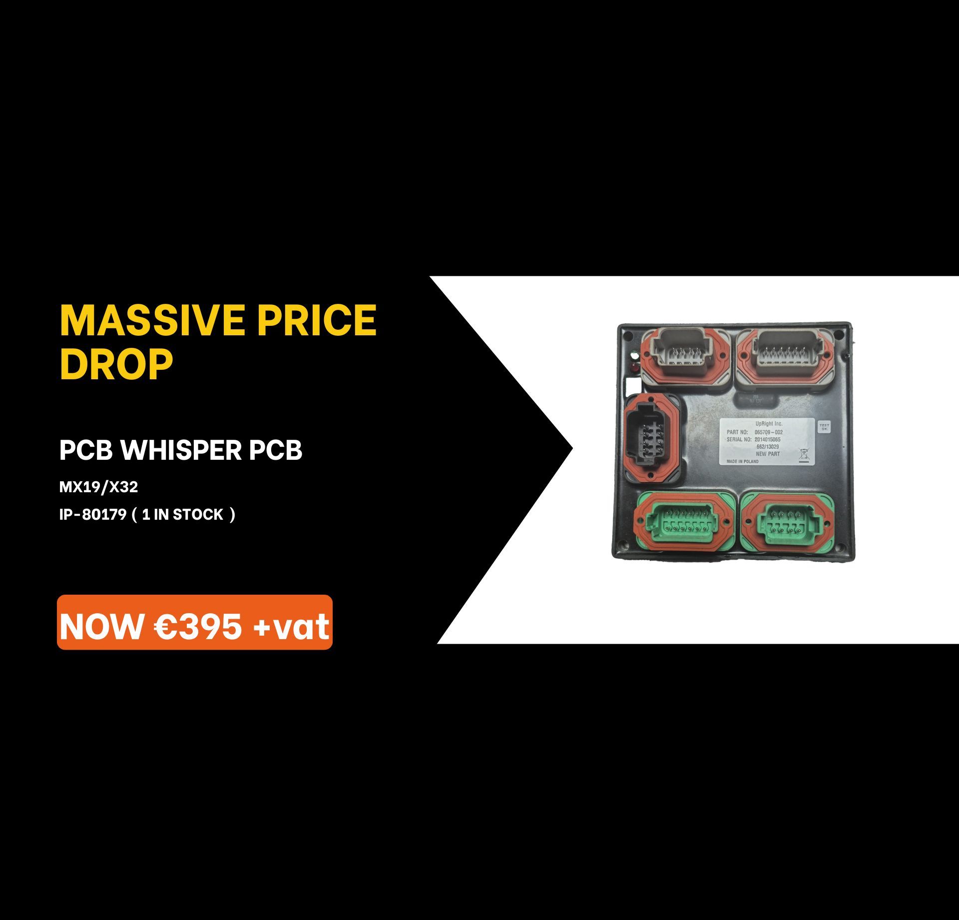 Special Offer, Solenoid, JLG, Boom Lift, IPS Ireland, Acces Platform Parts, MEWP Parts, Cherrypicker Parts, Genie Parts, Crane Pads, Outrigger Pads, Spreader plates, Joystick, Genie, Controller, circuit board, decals, ECU Board, solenoid, battery Charger, seal kit, electric motor, battery, scissor lift rail, level sensor, foot switch, safety harness, harness kit, construction safety, tvh parts, tvh ireland, vertimac, vertimac parts, tvh uk