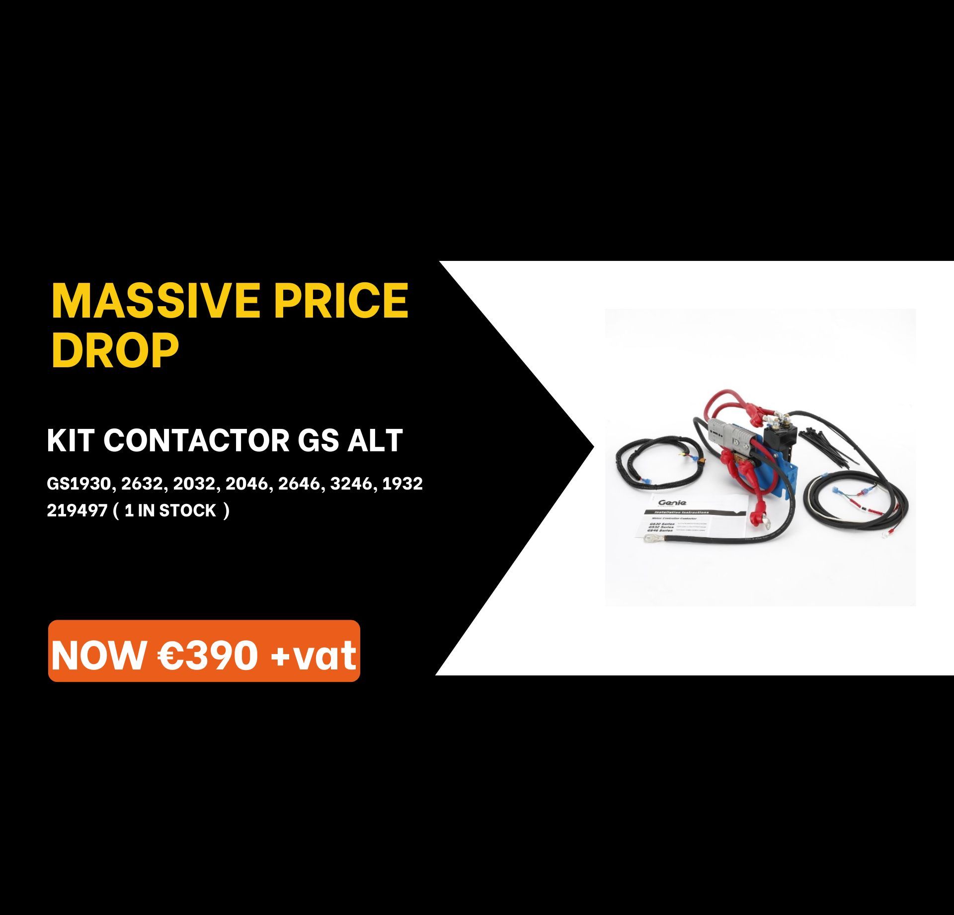 Special Offer, Solenoid, JLG, Boom Lift, IPS Ireland, Acces Platform Parts, MEWP Parts, Cherrypicker Parts, Genie Parts, Crane Pads, Outrigger Pads, Spreader plates, Joystick, Genie, Controller, circuit board, decals, ECU Board, solenoid, battery Charger, seal kit, electric motor, battery, scissor lift rail, level sensor, foot switch, safety harness, harness kit, construction safety, tvh parts, tvh ireland, vertimac, vertimac parts, tvh uk