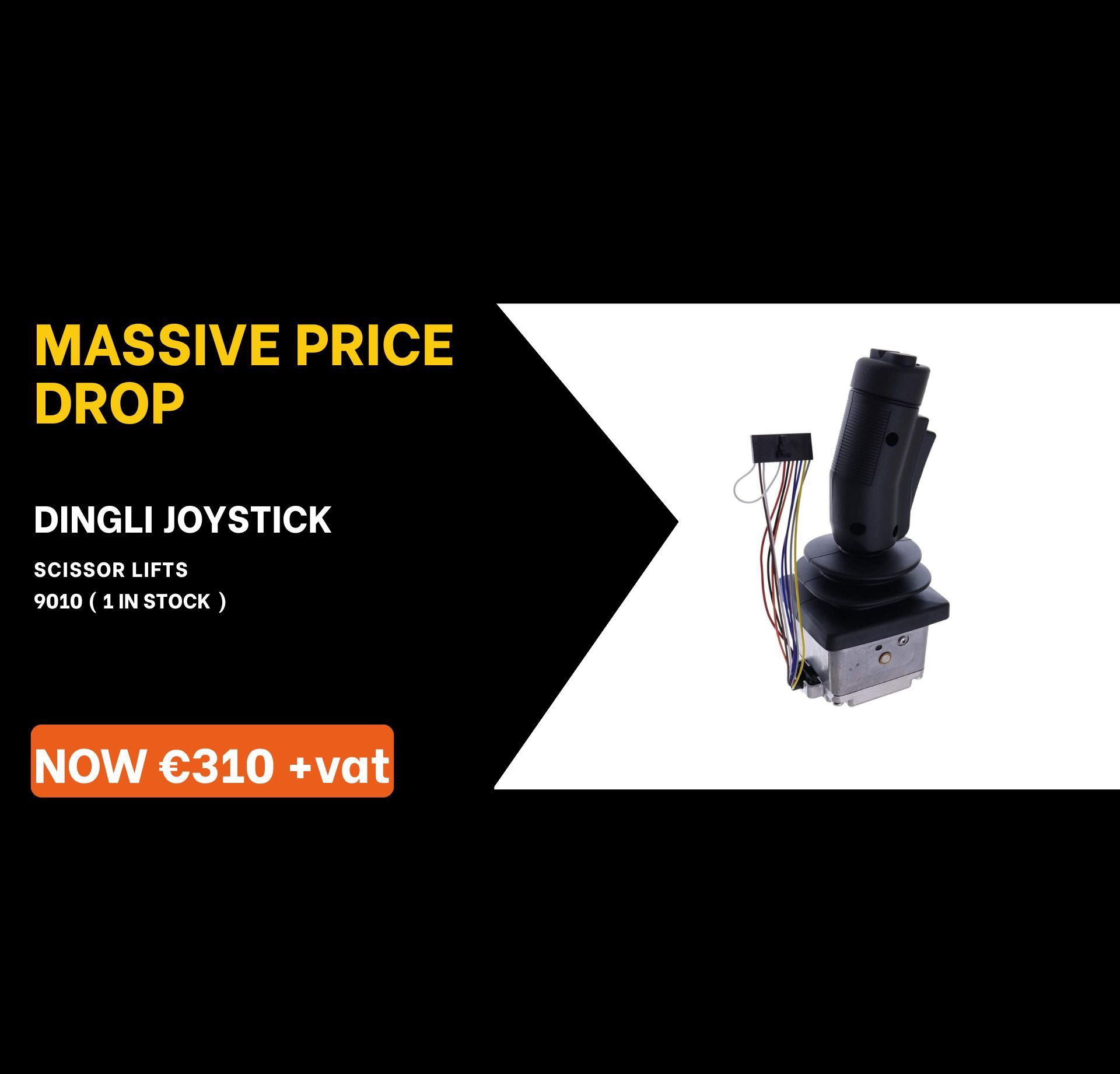 Special Offer, Solenoid, JLG, Boom Lift, IPS Ireland, Acces Platform Parts, MEWP Parts, Cherrypicker Parts, Genie Parts, Crane Pads, Outrigger Pads, Spreader plates, Joystick, Genie, Controller, 2 axis