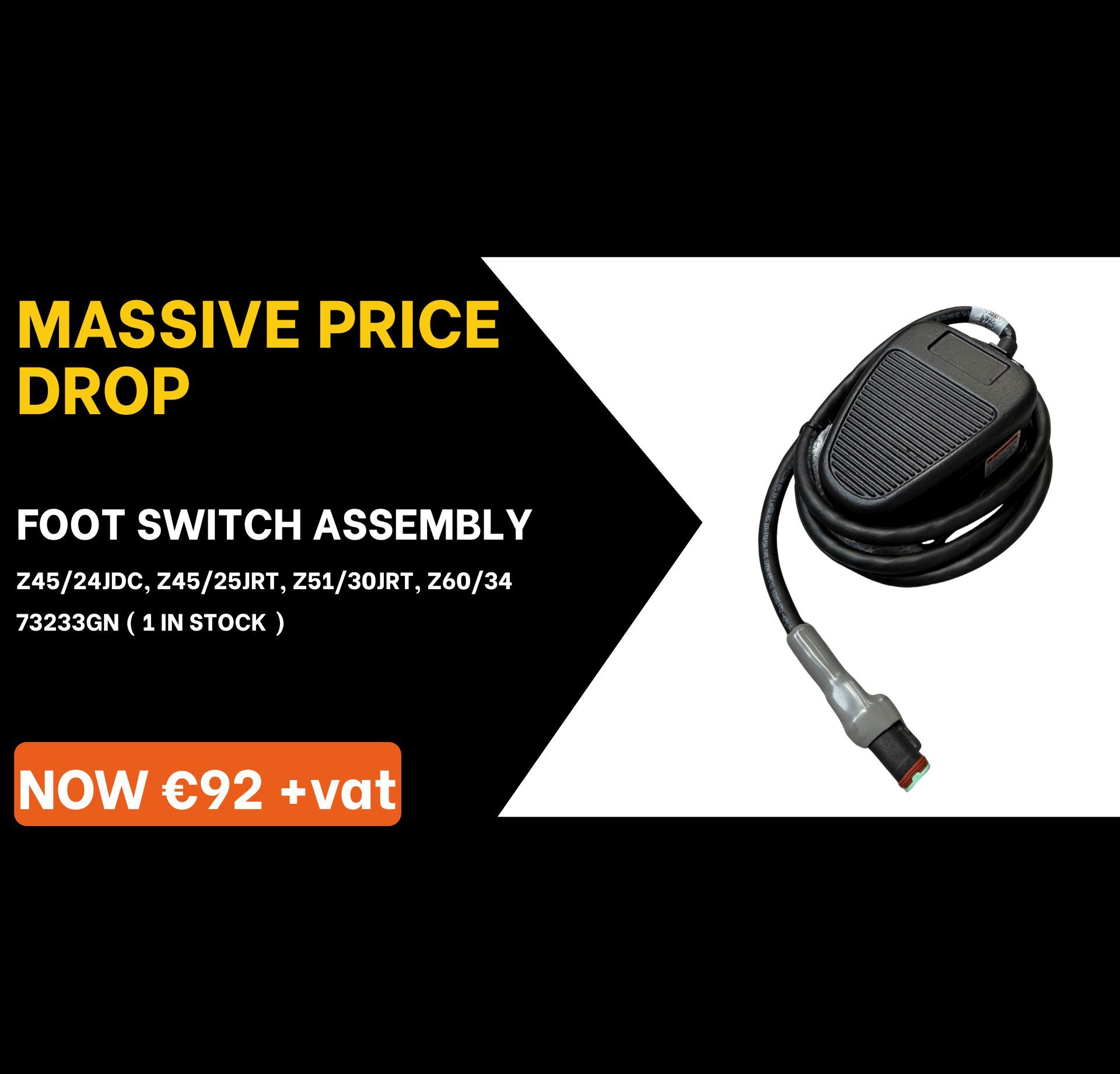 Special Offer, Solenoid, JLG, Boom Lift, IPS Ireland, Acces Platform Parts, MEWP Parts, Cherrypicker Parts, Genie Parts, Crane Pads, Outrigger Pads, Spreader plates, Joystick, Genie, Controller, circuit board, decals, ECU Board, solenoid, battery Charger, seal kit, electric motor, battery, scissor lift rail, level sensor, foot switch, safety harness, harness kit, construction safety, tvh parts, tvh ireland, vertimac, vertimac parts, tvh uk