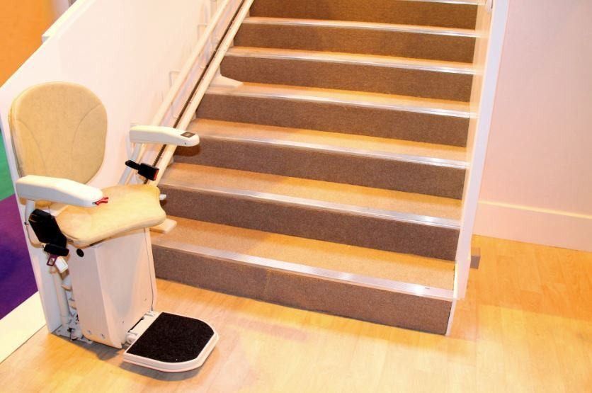 Straight Stair Lift by ADL Lift Services Ltd
