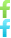 Facebook logo icon displayed in both green and blue