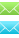 Email contact icon displayed in both green and blue