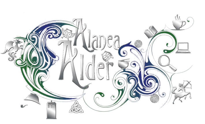 A logo for a company called alanea alder