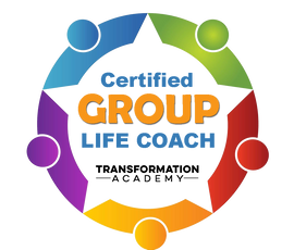 the logo for certified group life coach transformation academy