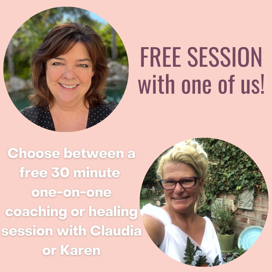 get a free session with Claudia or Karen