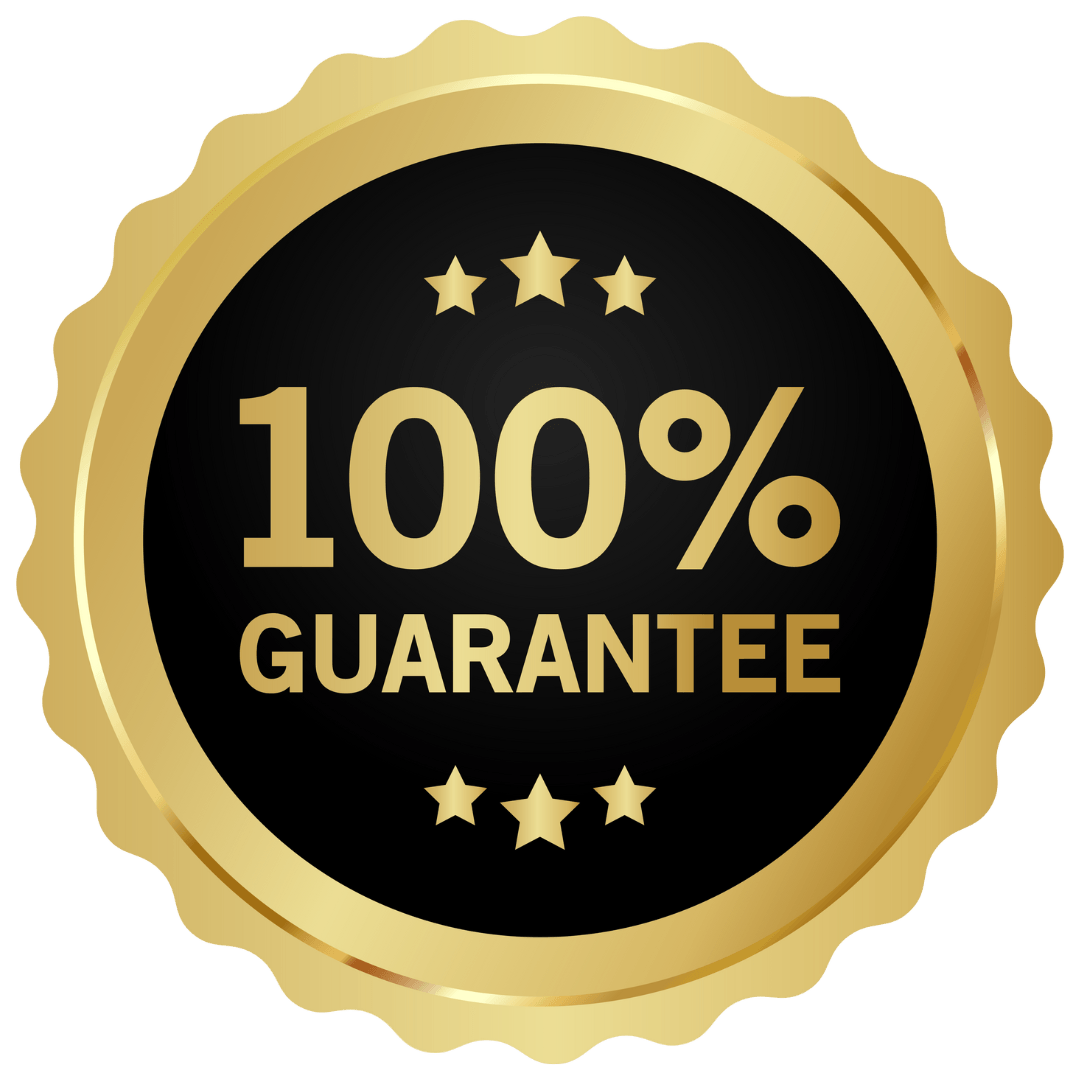 100% guarantee