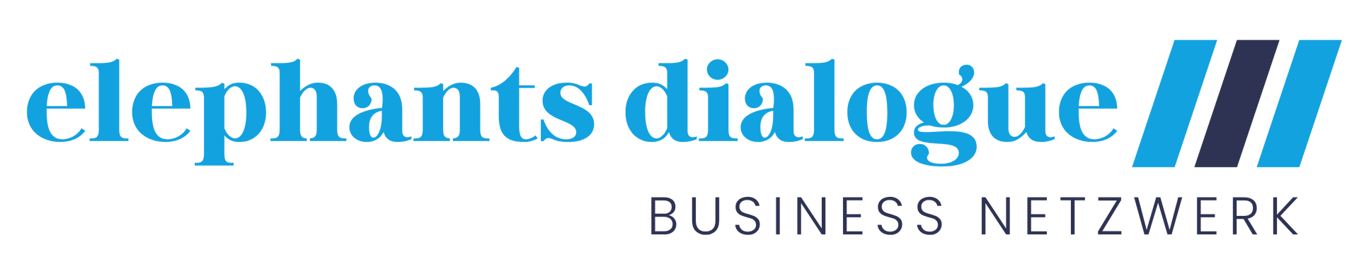 Logo für das Business-Netzwerk „elephants dialogue“.