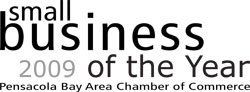 Pensacola Bay Area Chamber of Commerce Small Business of the Year - 2009