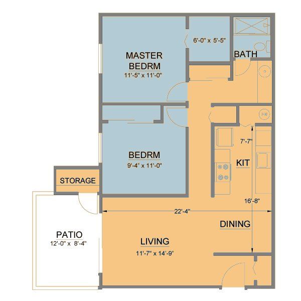 2 Bedroom