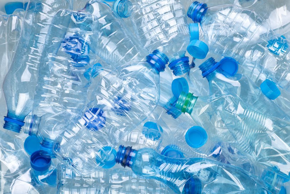 recycled plastic bottles
