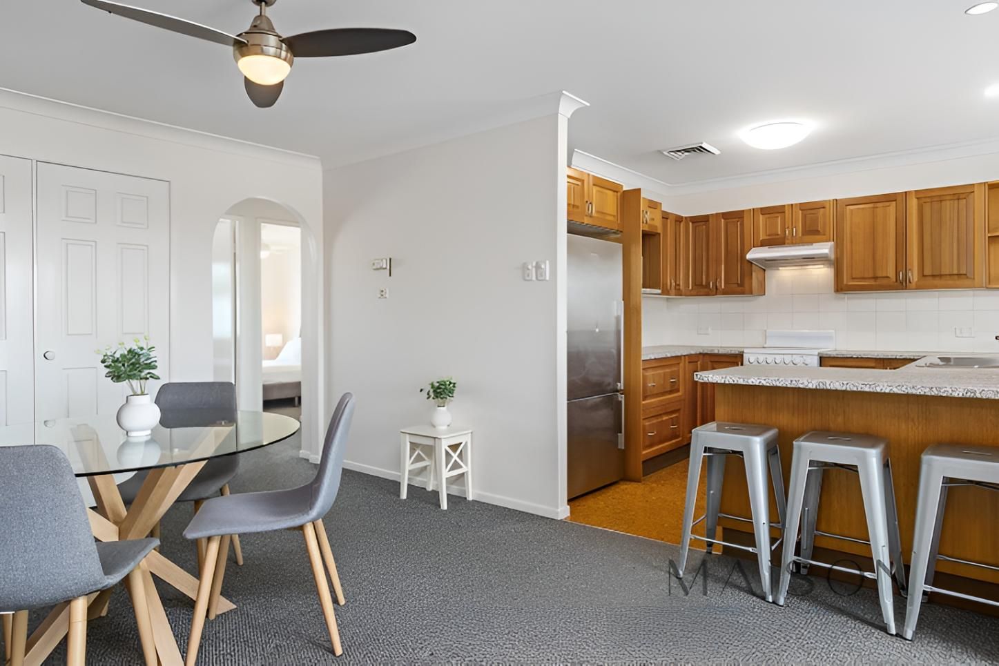 There is a Ceiling Fan in the Kitchen — Maison Property Management in Belmont, NSW