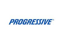 Progressive Insurance logo in blue on a white background.