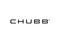 Chubb logo in black text on a white background. The brand name is displayed.
