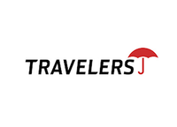 Travelers Insurance logo: Black text 