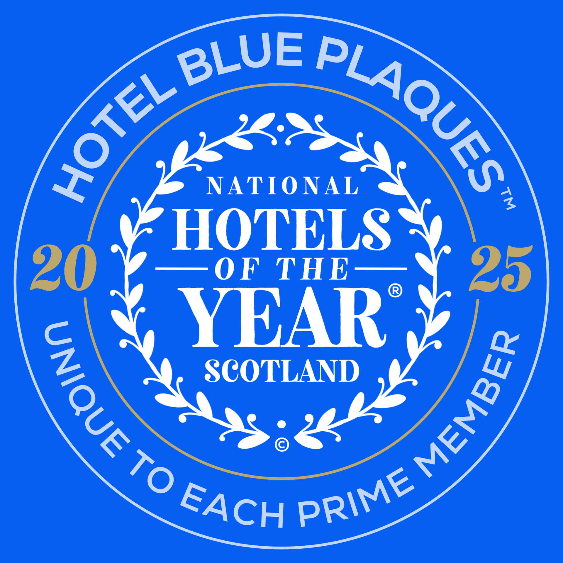 NEW! Hotel Blue Plaques™ are a creative and highly personalised Hotels of the Year® | Scotland exclusive 