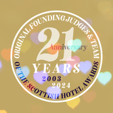 Celebrating 21 years of researching Scottish hotels for awards