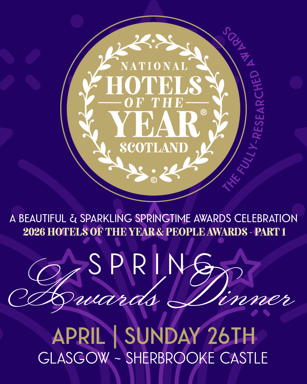 Hotels of the Year Scotland 2026 - SPRING Presentations - April 26th