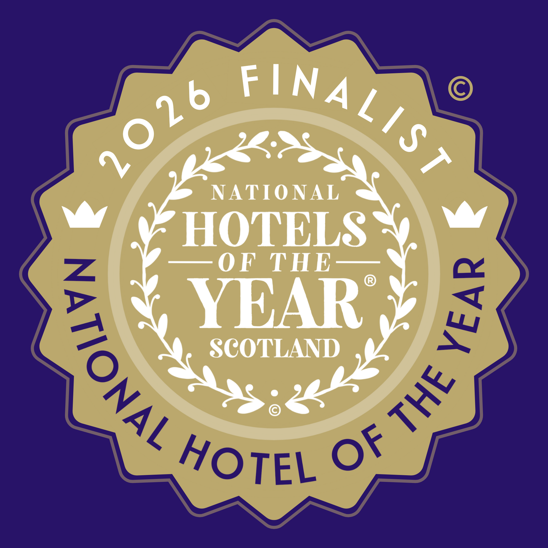 Logo of Finalists for the 2026 National Hotel of the Year Scotland grand title Logo of Finalists for the 2026 National Hotel of the Year Scotland grand title