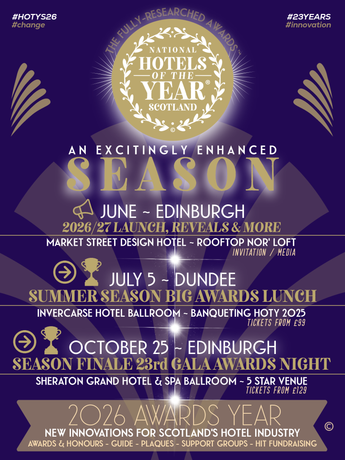 The most exciting and in-depth Scottish hotel awards programme ever