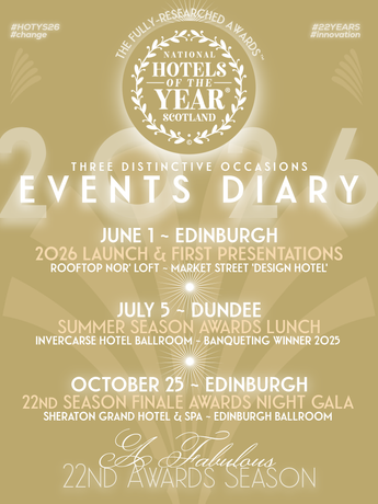 The most exciting and in-depth Scottish hotel awards programme ever