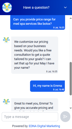 medspa automation chatbot