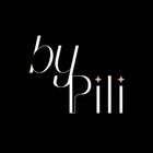 Un logotipo para una empresa llamada Pilli sobre un fondo negro.