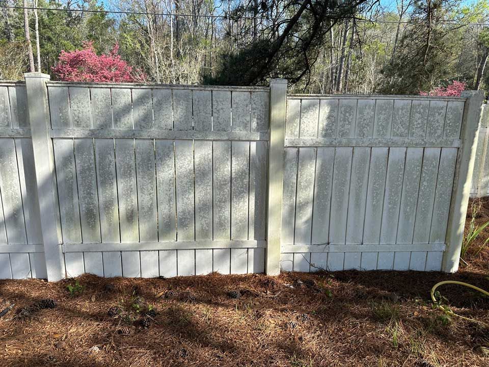Before Fence Power Wash | Savannah, GA | Reed Home Services