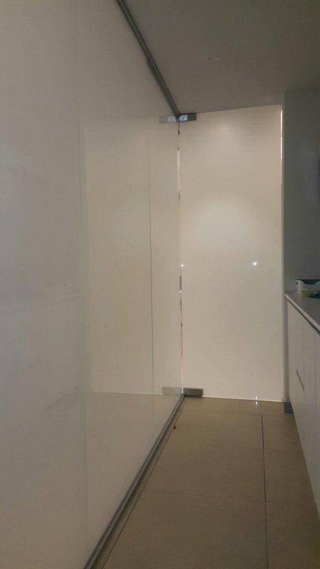 Porta in vetro per interni