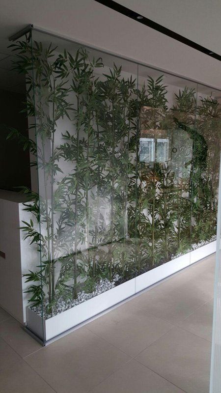 Fioriera in vetro tremperato