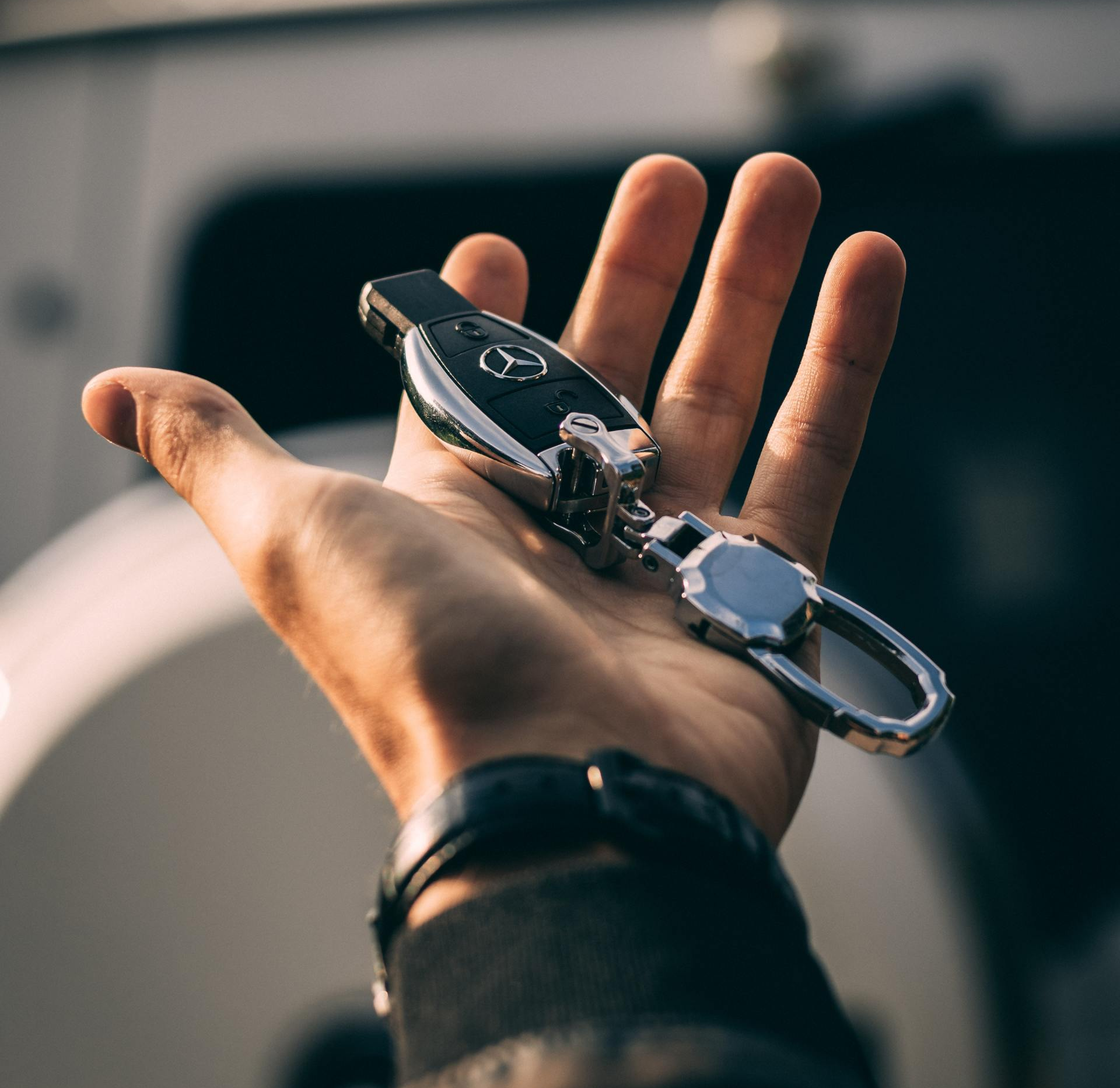 A replacement smart car key