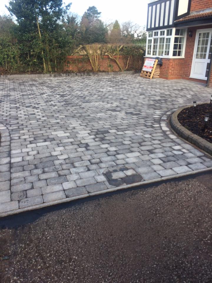 Driveway by block paving  specialists GQ General Builders Wolverhampton