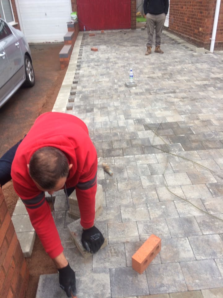 Driveway by block paving  specialists GQ General Builders Wolverhampton